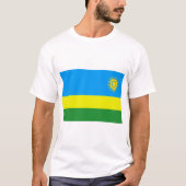 T-shirt rwanda flag (Devant)