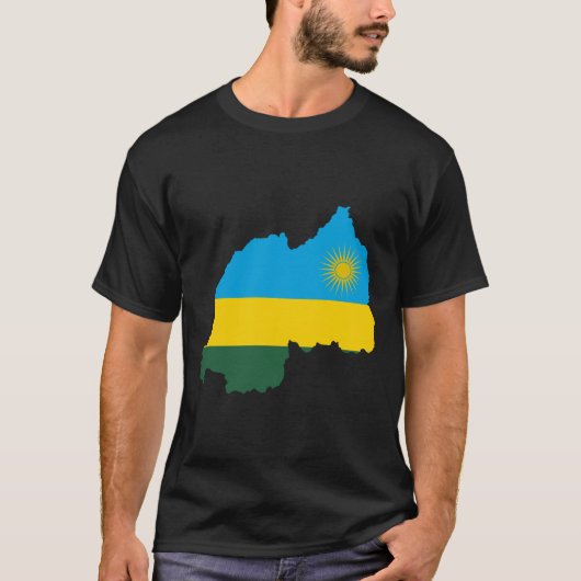 T-shirt RWANDA Special Adventure Personnalisable Noir (Devant)