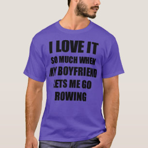 T-shirt Rwing Funny Idée Cadeau Pour Girlfriend Je L'Aime