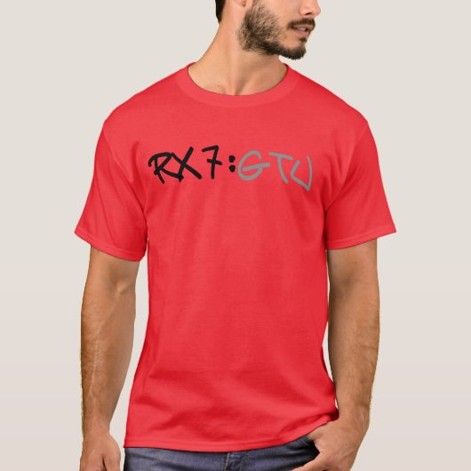 T-SHIRT RX7 GTU (Devant)