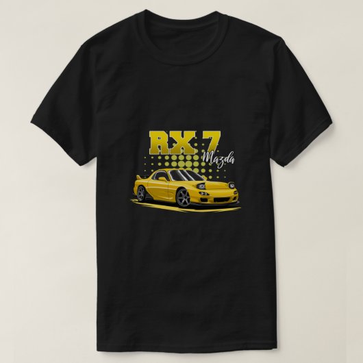 T-shirt Rx7 Jaune Essentiel (Design devant)