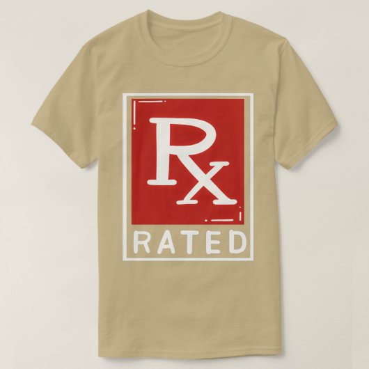 T-shirt RX Classé Pour Technicien En Pharmacie (Design devant)