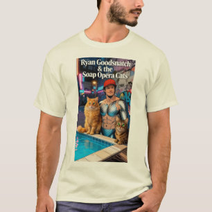 T-shirt Ryan Goodsnatch & les chats de feuilleton
