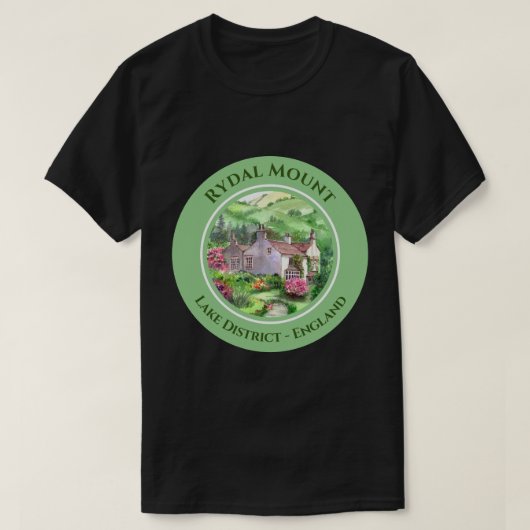 T-shirt Rydal Mount William Wordsworth Home Peinture (Design devant)