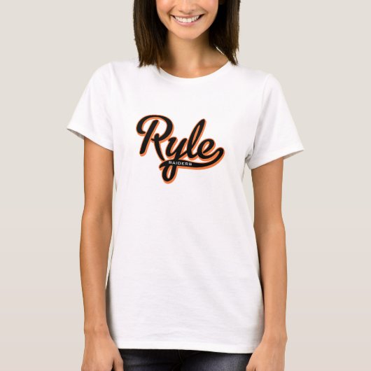 T-shirt Ryle Raiders Script Baby Doll T (Devant)