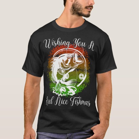T-shirt Rythme cardiaque de pêche (Devant)