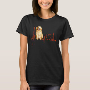 T-shirt Rythme cardiaque du chien Labrador Retriever EKG M