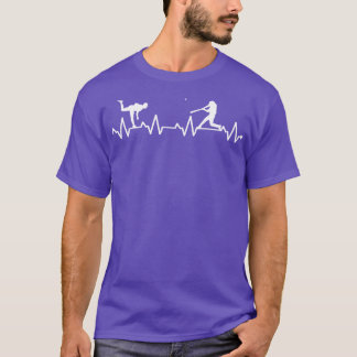 T-shirt Rythme cardiaque EKG Chaleur Rythme Coeur Amour Ba