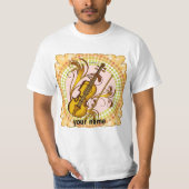 T-shirt Rythme du violon (Devant)