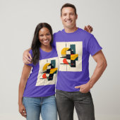 T-shirt Rythme Industriel Art Abstrait 2 (Unisexe)
