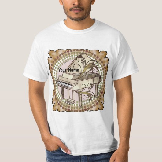 T-shirt Rythme Piano (Devant)