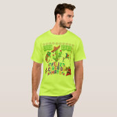 T-shirt Rythmes de Mexico citron (Devant entier)