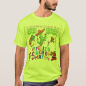 T-shirt Rythmes de Mexico citron (Devant)