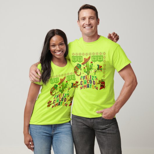 T-shirt Rythmes de Mexico citron (Unisexe)