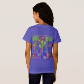 T-Shirt Rythmes de Mexico violet (Dos entier)