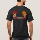 T-SHIRT RYU VS KEN LOGO NOIR SANS FOND (Dos)
