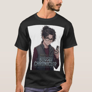 T-shirt Ryusei-Chronicler Garçon Anime - Style Élégant