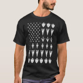 T-shirt S2 Arrowhead Hunting Arrowheads (108) (Devant)