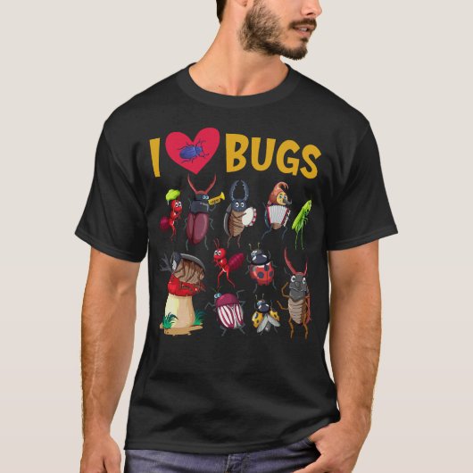 T-shirt S2 Bogue collectant les insectes insectes insectes (Devant)