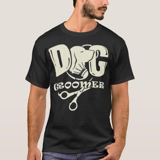T-shirt S2 Chien Grooming Chien Groomer (101) (Devant)