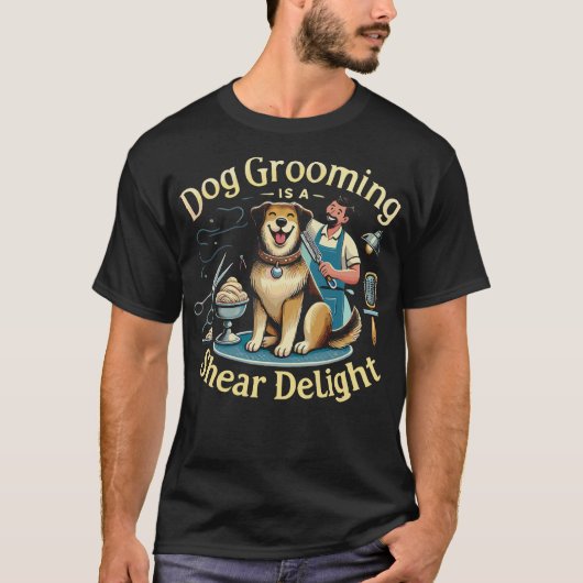 T-shirt S2 Chien Grooming Chien Groomer (49) (Devant)