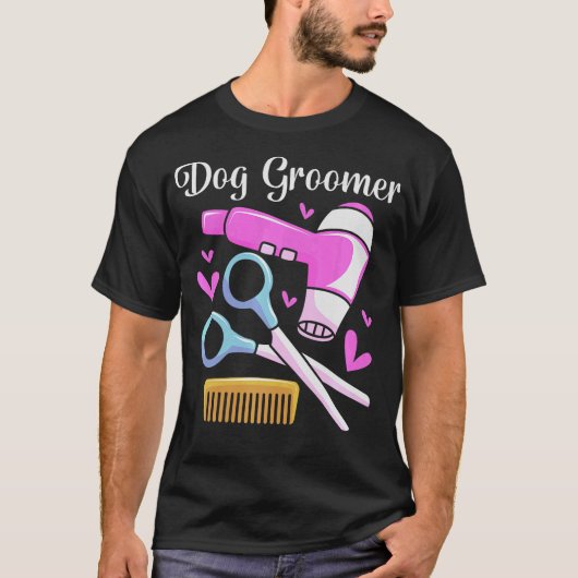T-shirt S2 Chien Grooming Chien Groomer (54) (Devant)
