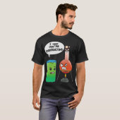 T-shirt S2 Expérience en laboratoire de chimie chimique (1 (Devant entier)