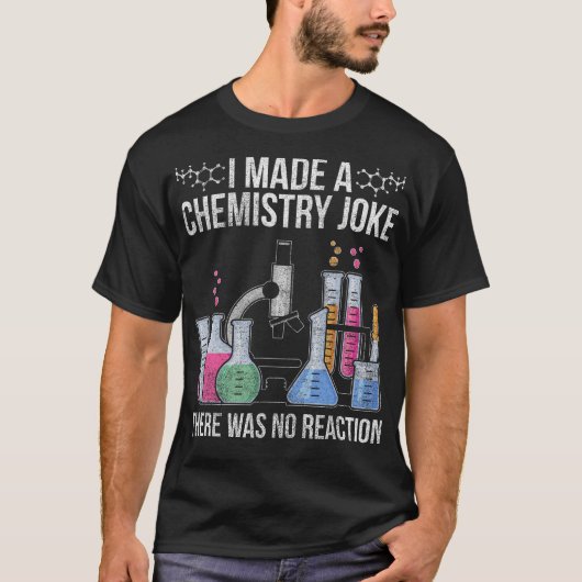 T-shirt S2 Expérience en laboratoire de chimie chimique (2 (Devant)