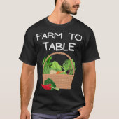 T-shirt S2 Ferme Pour Table Manger Agriculteur Local (13) (Devant)