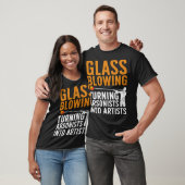 T-shirt S2 Glass Blowing Glass Blower Glassblowing (24) (Unisexe)