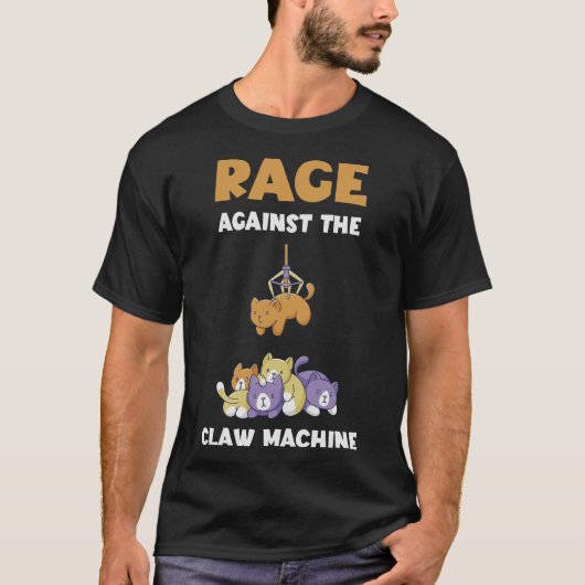 T-shirt S2 Machine à grue grue Arcade Plush Grabber (4) (Devant)