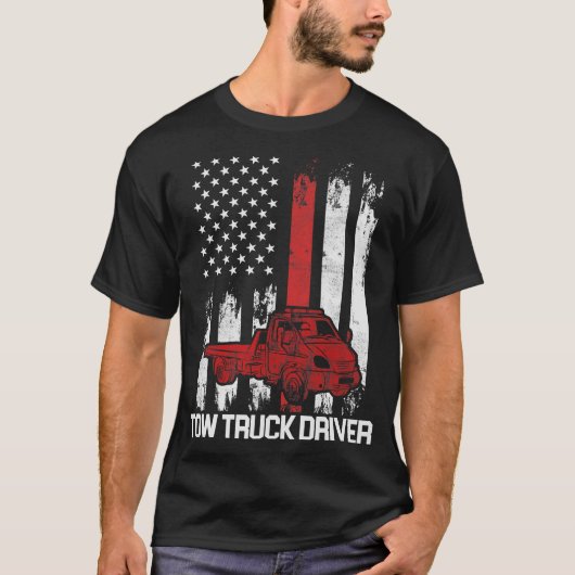 T-shirt S2 Tow Truck Tow Trucker (70) (Devant)