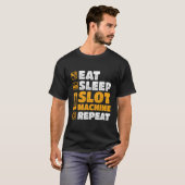 T-shirt S Casino Manger Sleep Machine à répéter (Devant entier)