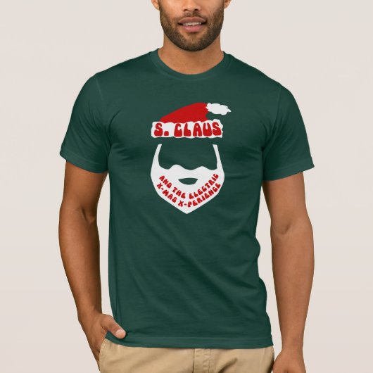 T-shirt S. Claus et la visite électrique de Noël (Devant)