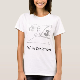 T-shirt S en isolation