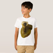T-shirt S est pour Sandfords Brown Lemur (Devant entier)