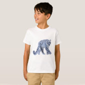 T-shirt S est pour Snow Leopard (Devant entier)