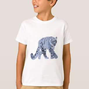 T-shirt S est pour Snow Leopard