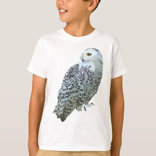 T-shirt S est pour Snowy Owl