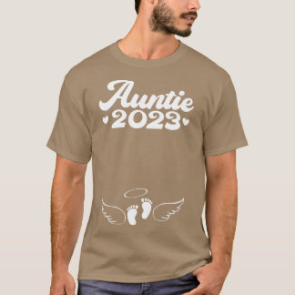 T-shirt s First time Auntie 2023 Pregnancy Announcement Ne