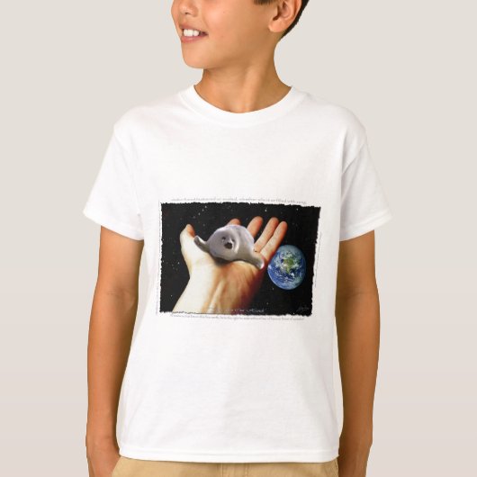 T-SHIRT S.O.S. SAUVEGARDEZ NOS PHOQUES À HARP (Devant)