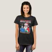 T-shirt s Rebooting Tech Santa Support Joke (Devant entier)