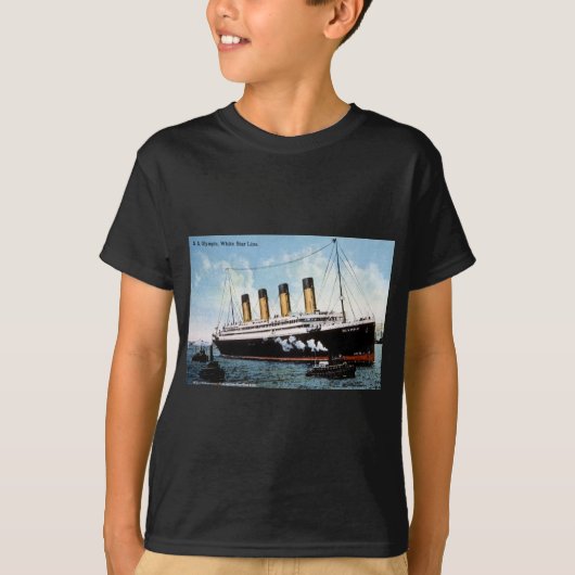 T-shirt S.S. Étoile olympique, étoile blanche Line, 1913 (Devant)