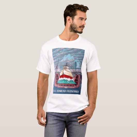 T-SHIRT S.S. FITZGERALD D'EDMUND (Devant entier)