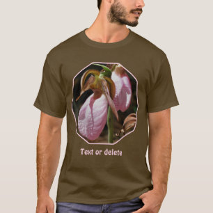 T-shirt S sabot de dame rose sauvage personnalisé par pair