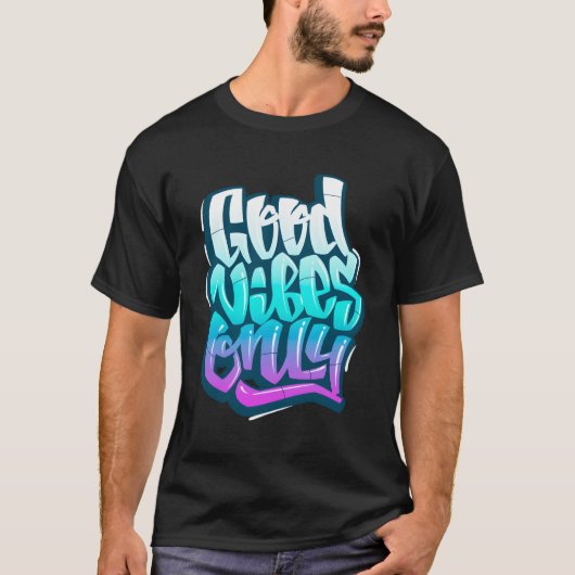 T-shirt S Seules citations S positives disent (Devant)