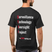 T-shirt S.T.O.P. Surveillance Truther Athletic Tee (Dos)