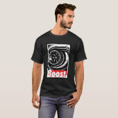 T-shirt S Turbo Boost Pour Course Et Drift Car (Devant entier)