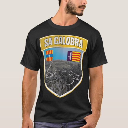 T-shirt Sa Calobra Mallorca Shield (Devant)