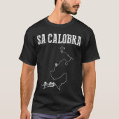 T-shirt Sa Calobra serpentines sur la conception cyclable (Devant)